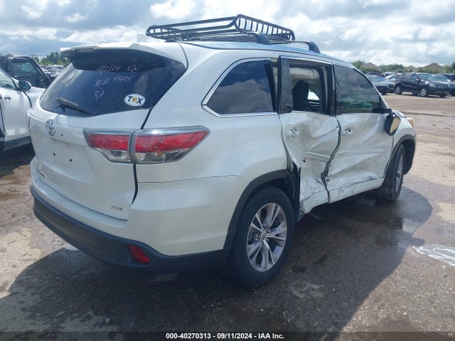 Toyota Highlander Xle V6 2015 5TDKKRFH2FS118447 Image 4