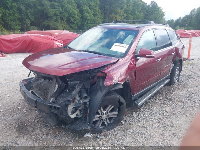 Chevrolet Traverse 1lt 2015 1GNKRGKD2FJ178316 Image 2
