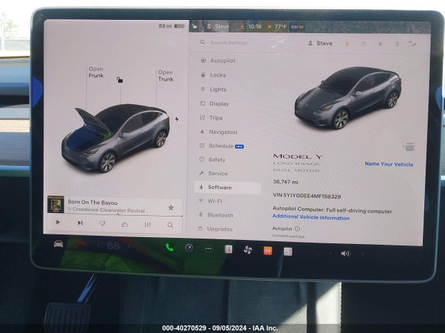 2021 TESLA MODEL Y 5YJYGDEE4MF159329 Photo 6