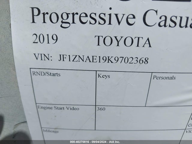 Toyota 86 Trd Se 2019 JF1ZNAE19K9702368 Image 9
