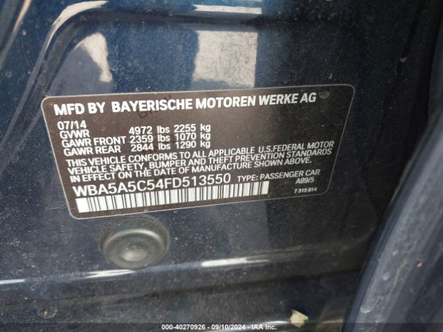 WBA5A5C54FD513550 BMW 528I