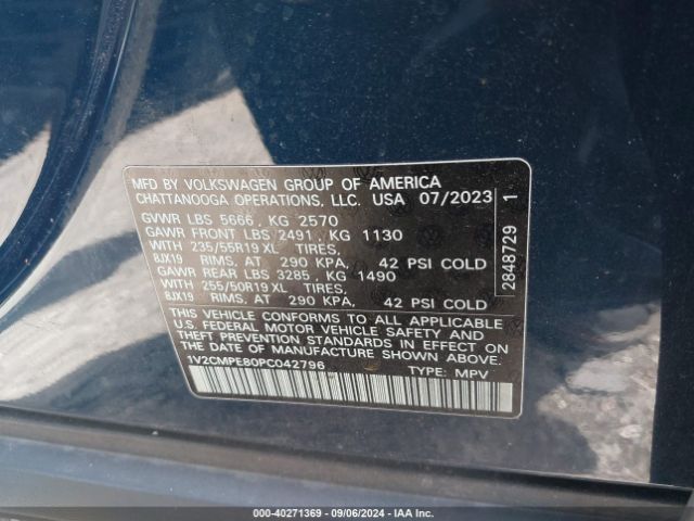 1V2CMPE80PC042796 Volkswagen ID.4 PRO