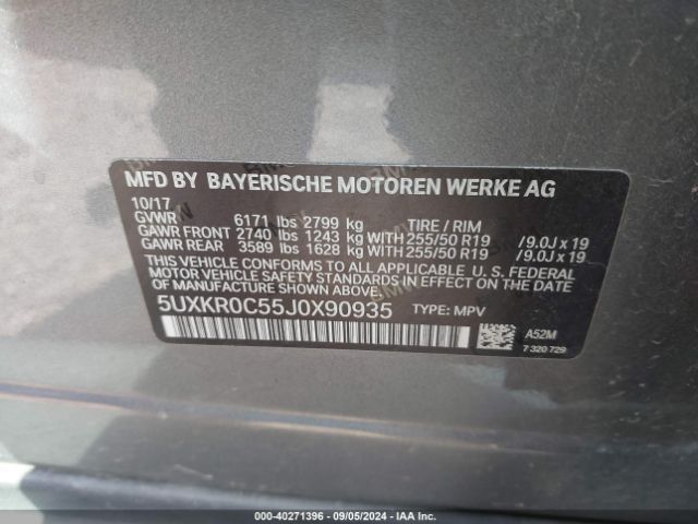 5UXKR0C55J0X90935 BMW X5 Xdrive35i