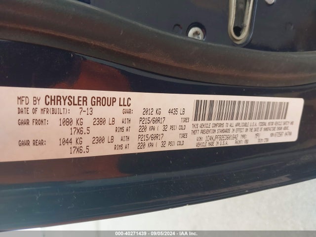 1C4NJPFB2ED601642 Jeep Patriot Latitude