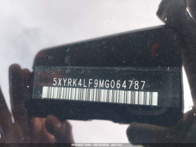 5XYRK4LF9MG064787 KIA Sorento Sx Prestige