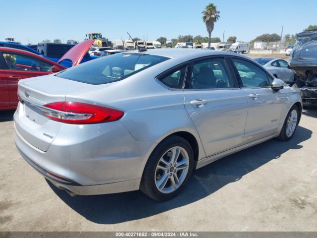 3FA6P0UU6JR142346 Ford Fusion Hybrid S