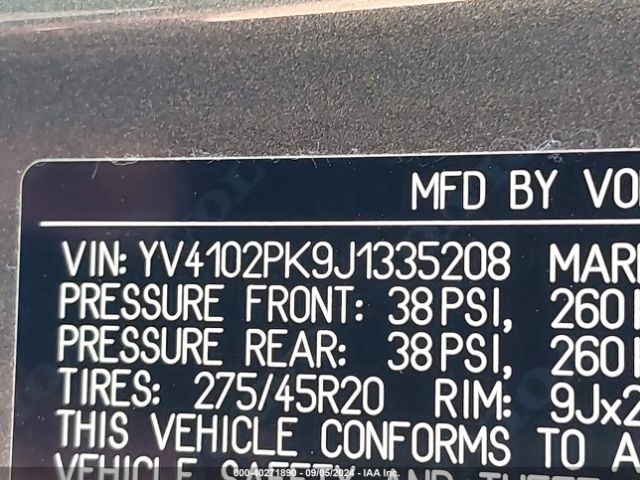 YV4102PK9J1335208 Volvo Xc90 T5 Momentum