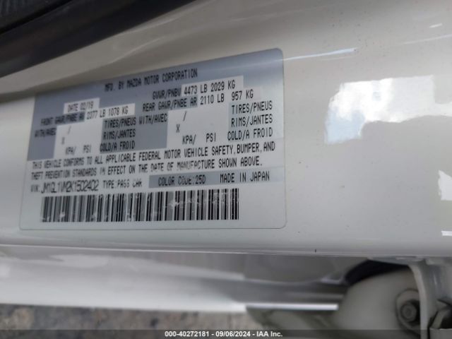 JM1GL1VM2K1502402 Mazda Mazda6 Touring