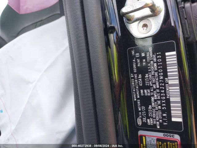 5XXG34J27MG011031 KIA K5 EX