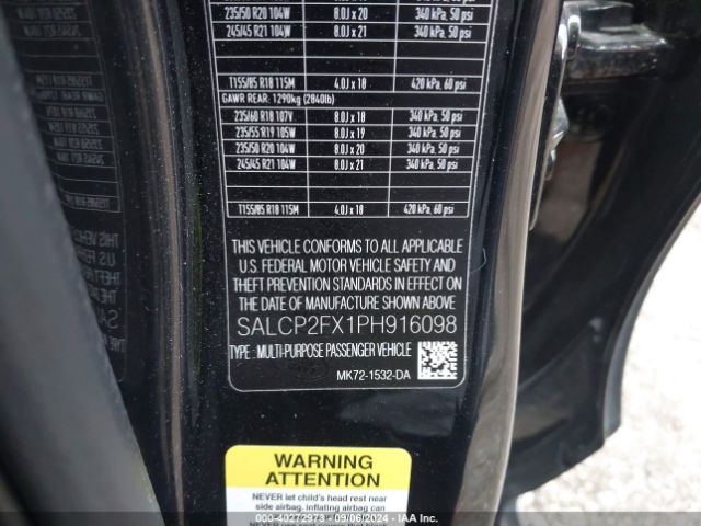 SALCP2FX1PH916098 Land Rover Discovery Sport Se