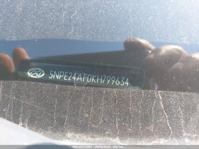 5NPE24AF0KH799634 Hyundai SONATA SE