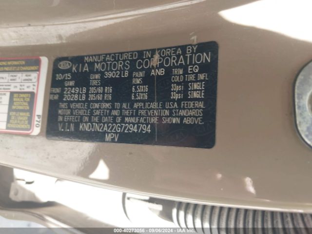 KNDJN2A22G7294794 KIA Soul