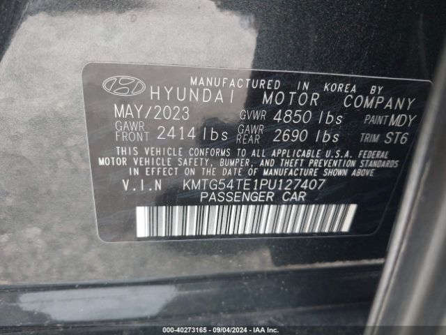 KMTG54TE1PU127407 Genesis G70 3.3t Rwd