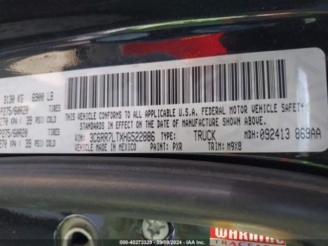 3C6RR7LTXHG522886 RAM 1500