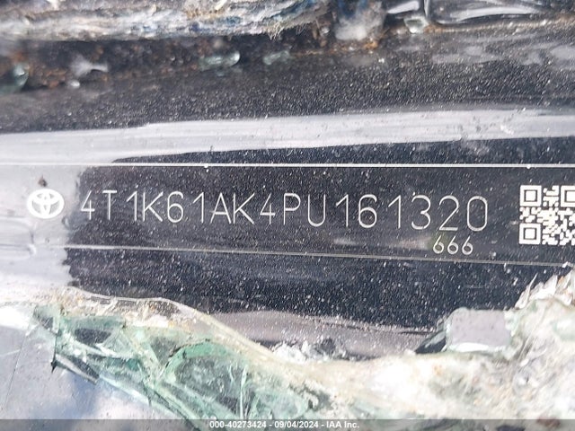 Toyota CAMRY XSE 2023 4T1K61AK4PU161320 Image 9