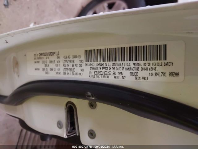 3C6UR5DL8EG257166 RAM 2500 Slt