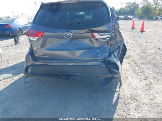 5TDBZRFH4KS732485 Toyota Highlander Le Plus