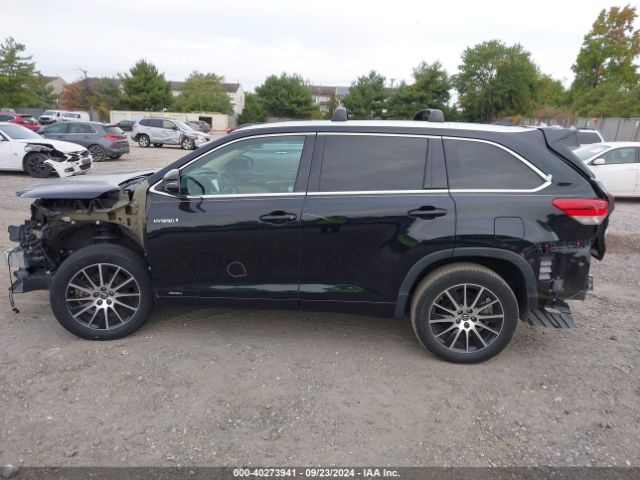 5TDDGRFHXJS050675 Toyota Highlander Hybrid Limited Platinum