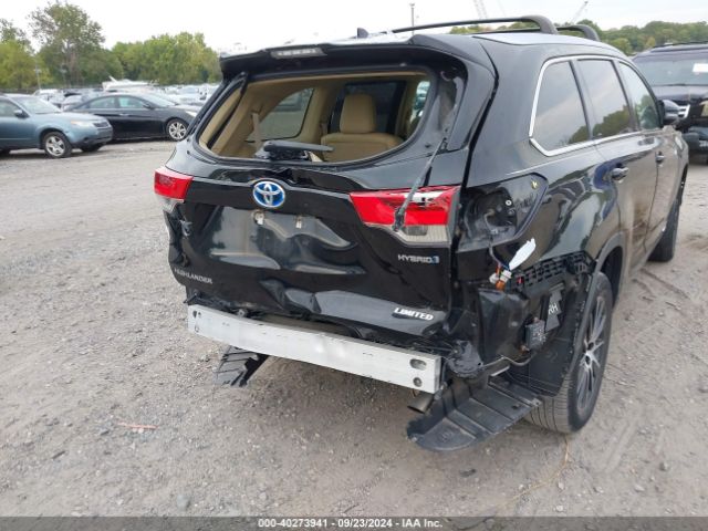 5TDDGRFHXJS050675 Toyota Highlander Hybrid Limited Platinum