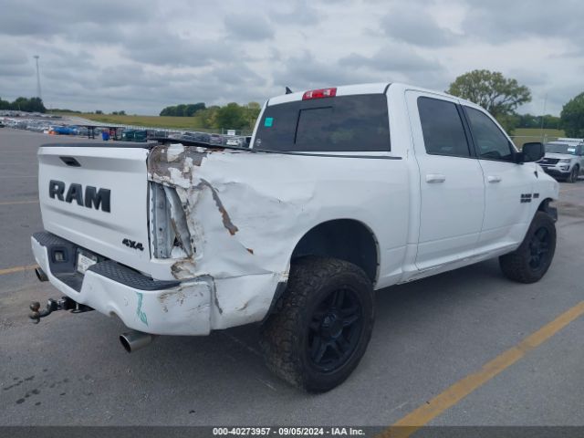 1C6RR7MT5JS162892 RAM 1500 Night  4x4 5'7 Box