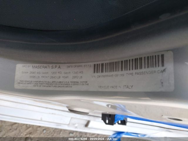 ZAM56RRA8E1081069 Maserati Quattroporte S Q4