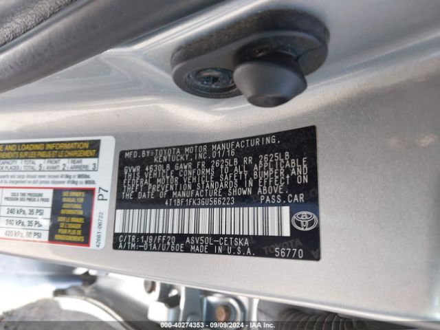 4T1BF1FK3GU566223 Toyota CAMRY SE