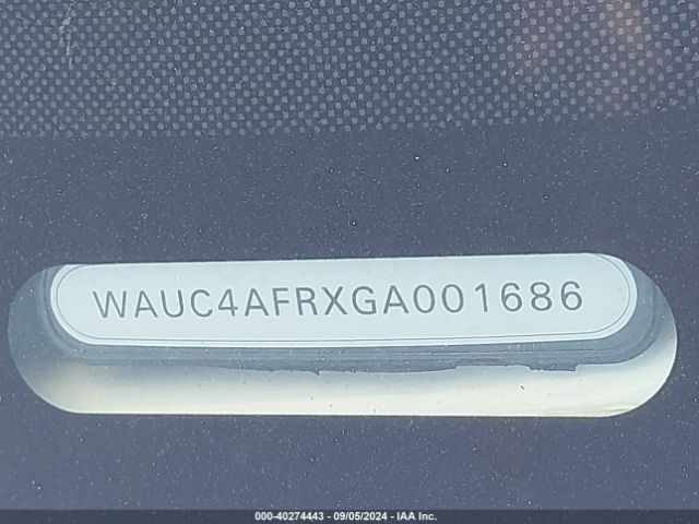 WAUC4AFRXGA001686 Audi S5 3.0t Premium Plus