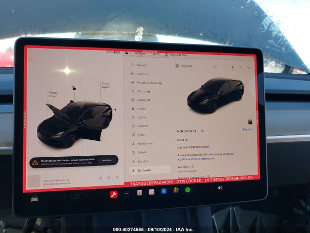 2023 TESLA MODEL Y 7SAYGDEE9PA094319 Photo 6