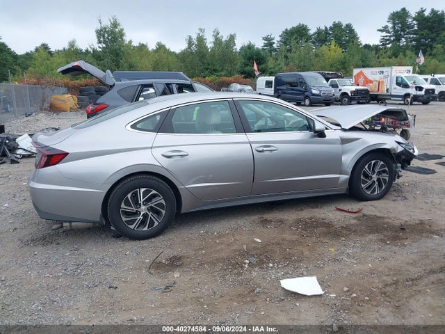 Hyundai Sonata Blue 2021 KMHL24JJ4MA021516 Image 14