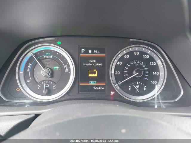 Hyundai Sonata Blue 2021 KMHL24JJ4MA021516 Image 7