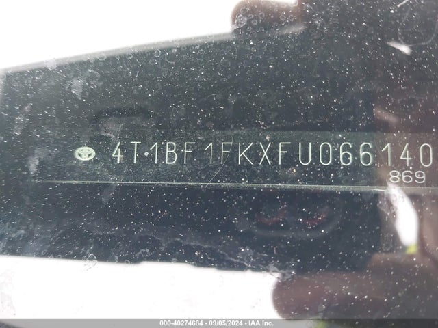 Toyota CAMRY SE 2015 4T1BF1FKXFU066140 Image 9