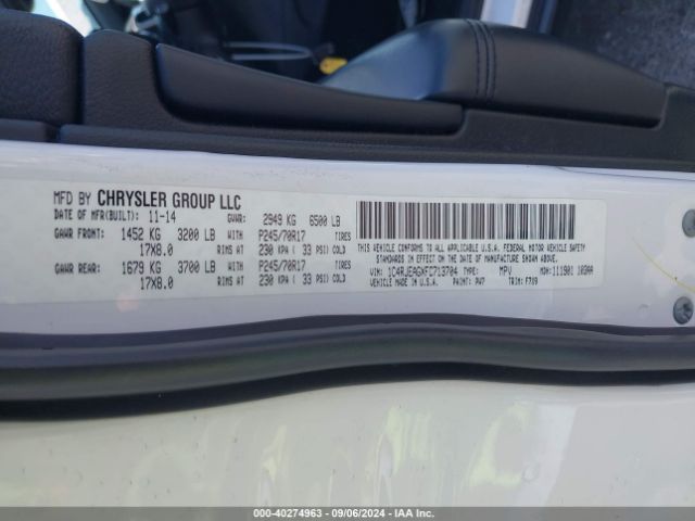 1C4RJEAGXFC713704 Jeep Grand Cherokee Laredo