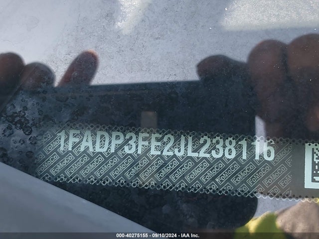 Ford FOCUS SE 2018 1FADP3FE2JL238116 Image 9