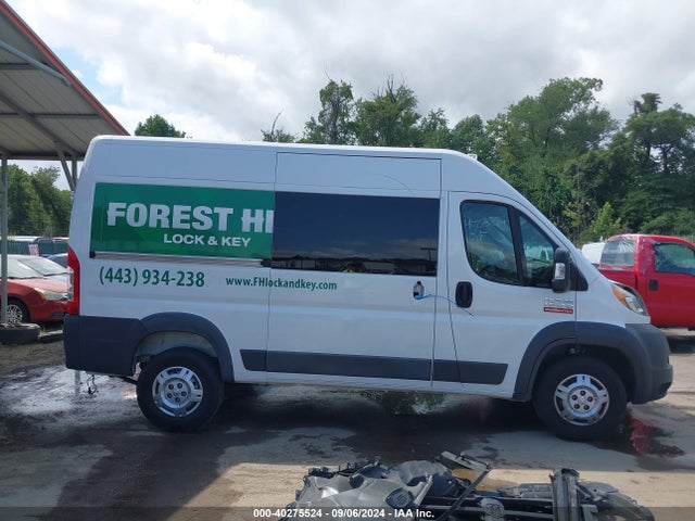 3C6TRVBG1JE124191 RAM Promaster 1500 High Roof 136 Wb