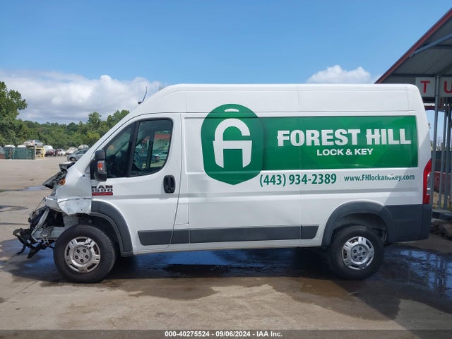 3C6TRVBG1JE124191 RAM Promaster 1500 High Roof 136 Wb