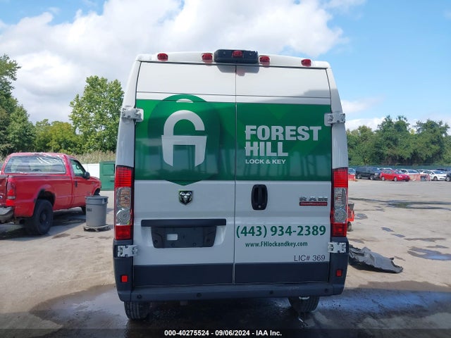 3C6TRVBG1JE124191 RAM Promaster 1500 High Roof 136 Wb