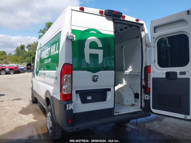 3C6TRVBG1JE124191 RAM Promaster 1500 High Roof 136 Wb