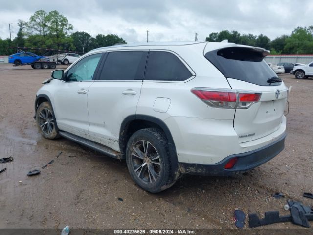 5TDKKRFH0GS123048 Toyota Highlander Xle V6
