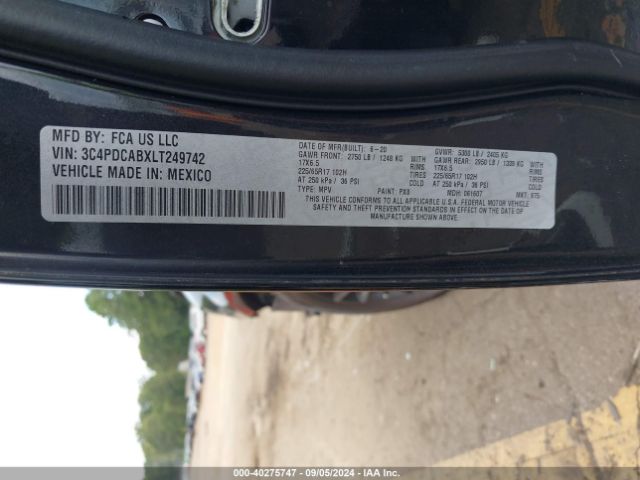 3C4PDCABXLT249742 Dodge Journey Se Value