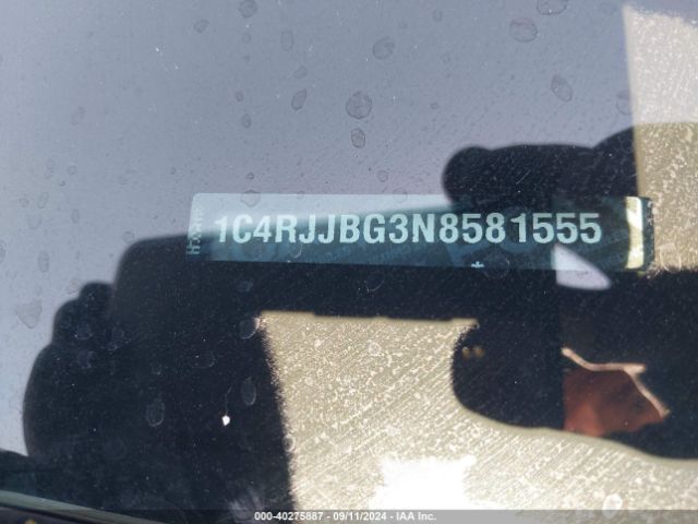 1C4RJJBG3N8581555 Jeep Grand Cherokee L Limited 4x2