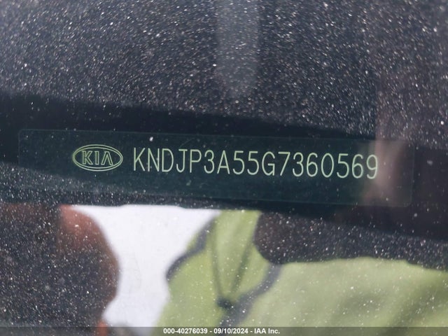 KIA SOUL + 2016 KNDJP3A55G7360569 Image 9