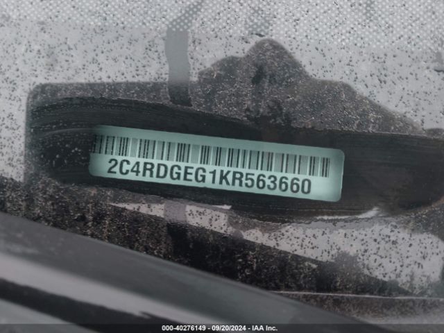 2C4RDGEG1KR563660 Dodge Grand Caravan Gt