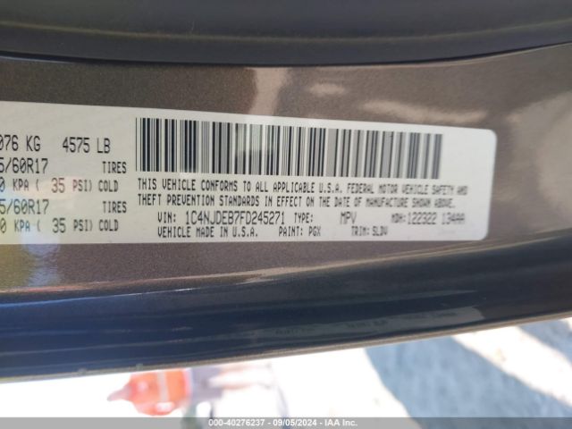 1C4NJDEB7FD245271 Jeep Compass High Altitude Edition