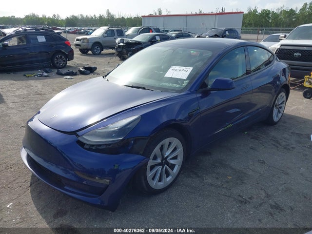 2022 TESLA MODEL 3 5YJ3E1EB6NF289764 Photo 1