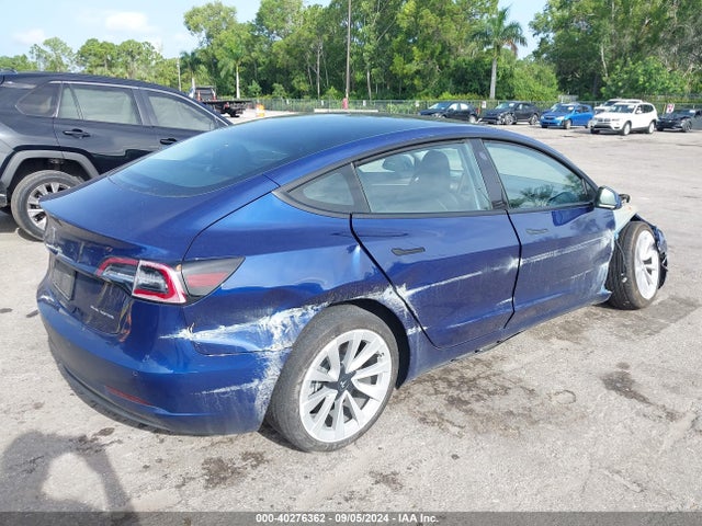 2022 TESLA MODEL 3 5YJ3E1EB6NF289764 Photo 3