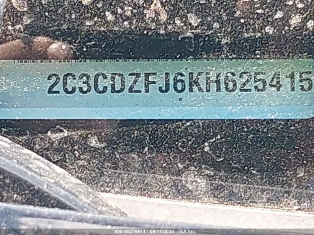 2C3CDZFJ6KH625415 Dodge Challenger R/t Scat Pack