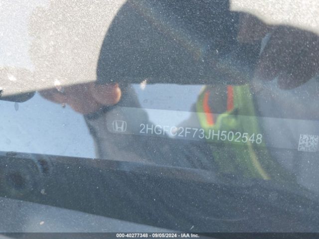 2HGFC2F73JH502548 Honda CIVIC EX