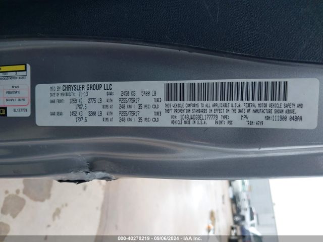 1C4BJWDG9EL177779 Jeep Wrangler Unlimited Sport