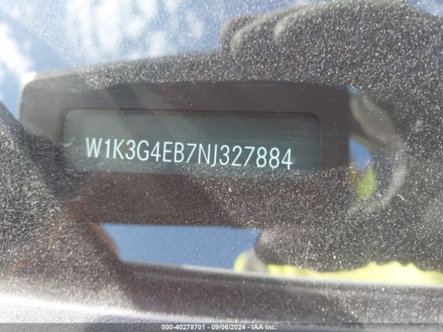 W1K3G4EB7NJ327884 Mercedes-Benz A 220