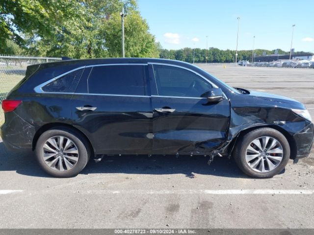 5FRYD4H44FB010139 Acura Mdx Technology Package